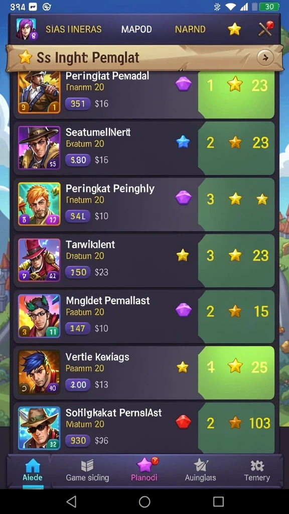 Screenshot qqstar nomor 1